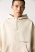 PULL & BEAR sand zip hoodie for men